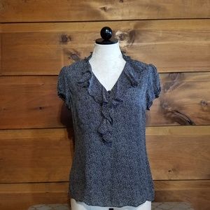 100 % Silk blouse White house black marked